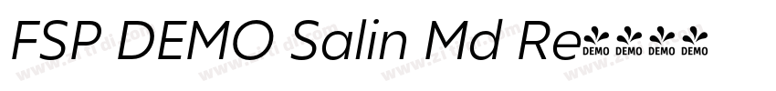FSP DEMO Salin Md Re字体转换